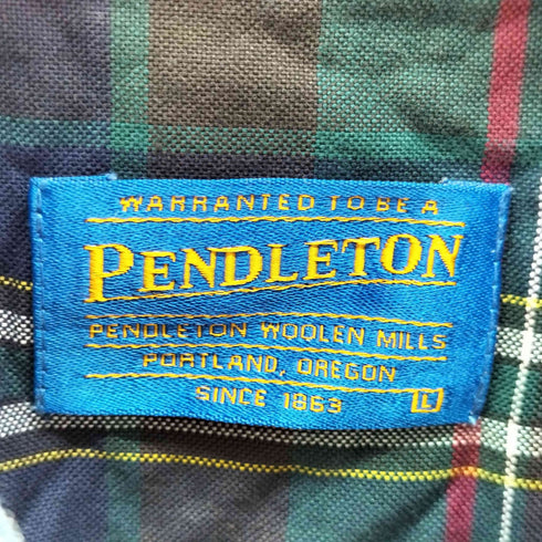 ペンドルトン PENDLETON チェック柄ボタンダウンシャツ メンズ JPN:L