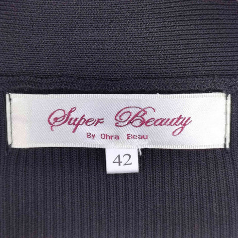 スーパービューティ super beauty 花スパンコール カーディガンワンピース レディース DE:42