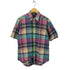 ラルフローレン RALPH LAUREN BLAKE チェック柄ボタンダウンシャツ 半袖 メンズ import:L
