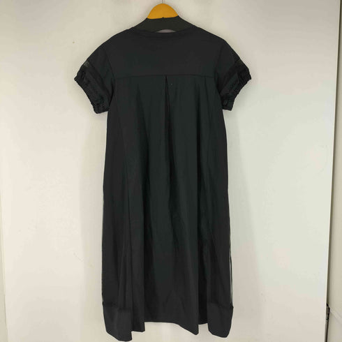 袖メッシュ S/S ワンピース レディース import:L