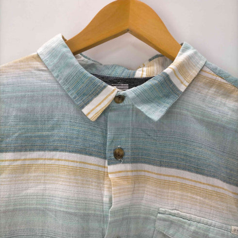 オニール ONEILL 00S グラデーション ボーダー S/S シャツ メンズ import:L