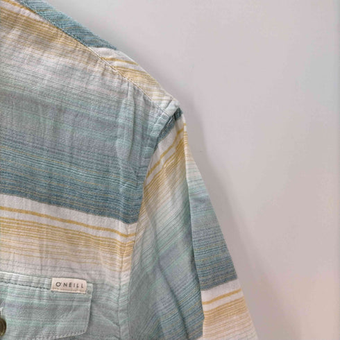 オニール ONEILL 00S グラデーション ボーダー S/S シャツ メンズ import:L