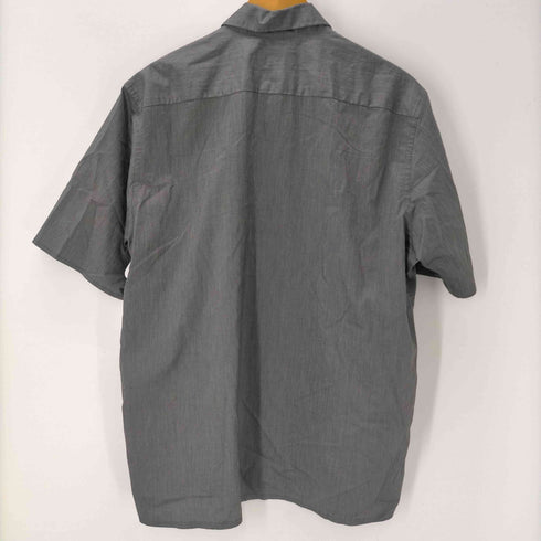 シーケーカルバンクライン ck Calvin Klein コットン ナイロン ポリ S/S シャツ メンズ import:L