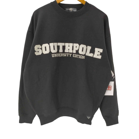 サウスポール SOUTHPOLE UNIVERSITY EDTION 発砲プリント スウェット メンズ import:L