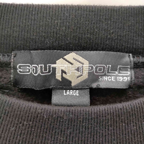 サウスポール SOUTHPOLE UNIVERSITY EDTION 発砲プリント スウェット メンズ import:L