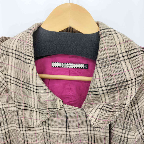 CORTESWORKS ダブルブレスト トレンチコート レディース 38