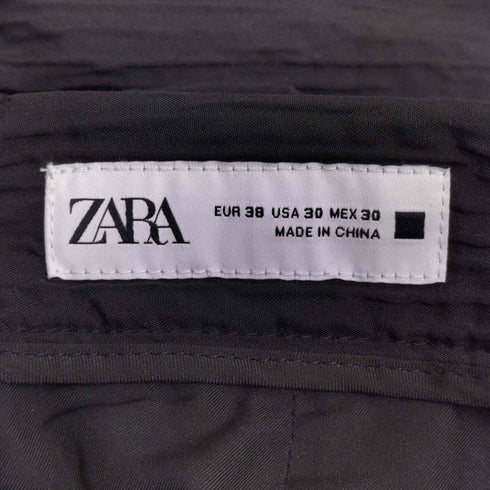 ザラ ZARA リンクルエフェクト カーゴパンツ メンズ FR:36-38
