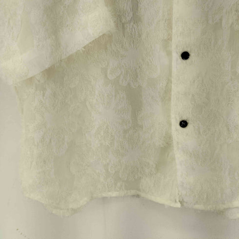 キャスパージョン CASPER JOHN バリアスドルマンシャツ フリンジフラワーシアー メンズ JPN:M