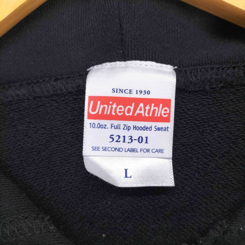 ユナイテッドアスレ UNITED ATHLE ベースボールチームジップアップパーカー メンズ JPN:M
