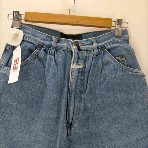 マリテフランソワジルボー MARITHE FRANCOIS GIRBAUD 80-90S イタリア製 CLOSED 裾ダブル パッチ デニム テーパード パンツ メンズ 28