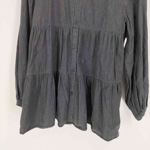 アーバンリサーチドアーズ URBAN RESEARCH DOORS 24AW デニム ティアード ブラウス レディース JPN:M