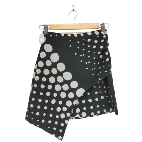 C/MEO COLLECTIVE ドットアシンメトリーサイドギャザースカート レディース JPN:XS