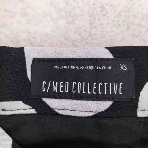 C/MEO COLLECTIVE ドットアシンメトリーサイドギャザースカート レディース JPN:XS