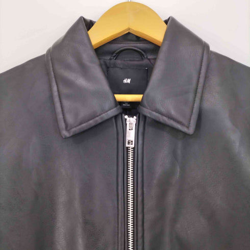 エイチアンドエム H&M フェイクレザー ジャケット メンズ import:XL