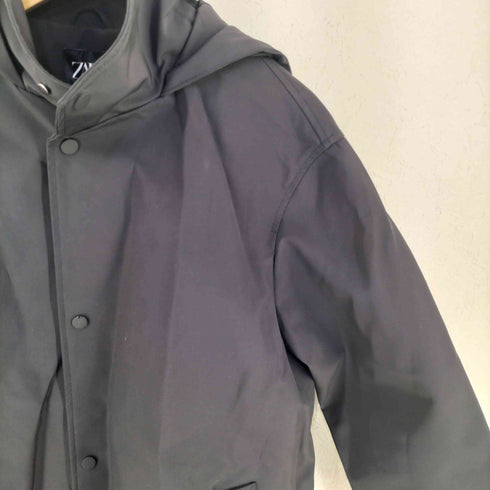 ザラ ZARA ウォーターレペントテクニカルパーカー メンズ S