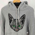 ノーアイディーブラック NO ID.BLACK CATスパンコールBIGパーカ メンズ ONE SIZE