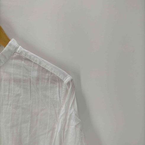 ポロバイラルフローレン Polo by RALPH LAUREN 90S SANTE FE BANDED ポニー無 波状 ストライプ L/S バンドカラー シャツ メンズ import:M