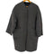 ルグラジック le glazik MRW REVERSIBLE COLLARLESS COAT モッサ リバーシブル カラーレス ウールコート レディース JPN:36
