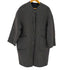 ルグラジック le glazik MRW REVERSIBLE COLLARLESS COAT モッサ リバーシブル カラーレス ウールコート レディース JPN:36