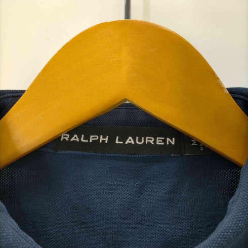 ラルフローレンブラックレーベル RALPH LAUREN BLACK LABEL ポニー無 ポケ付き S/S ポロ シャツ メンズ import:M