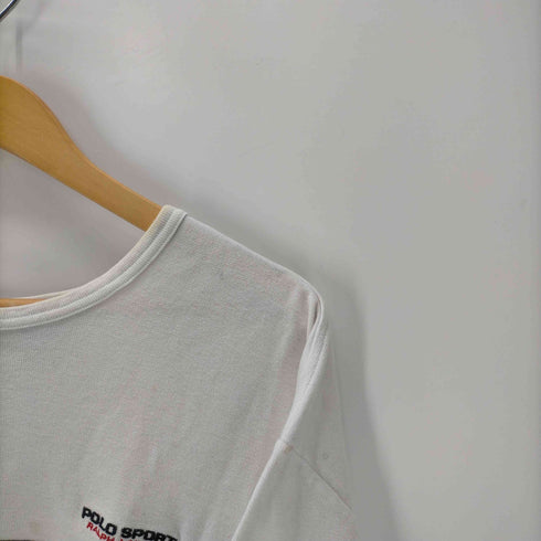ポロスポーツラルフローレン POLO SPORT RALPH LAUREN 90-00S 星条旗 ロゴ 刺繍 S/S ボーダー Tシャツ ビックサイズ メンズ import:XXL