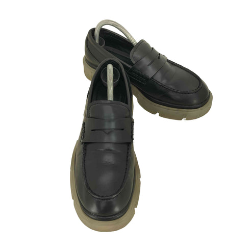 ザラ ZARA シアーチャンキーソール ローファー メンズ EUR:41