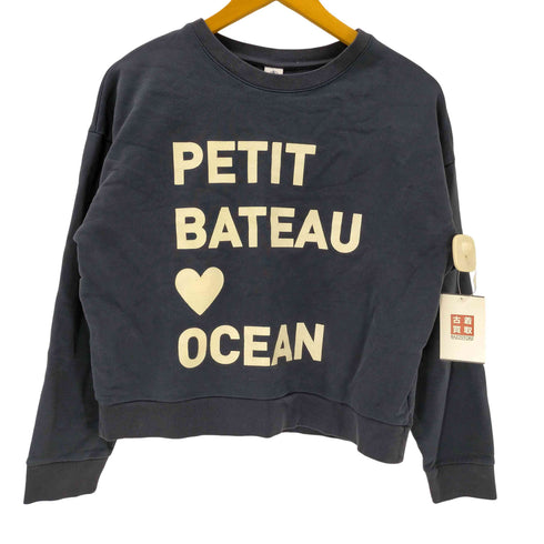 プチバトー PETIT BATEAU PETIT BATEAU OCEAN プリント スウェット レディース import:L