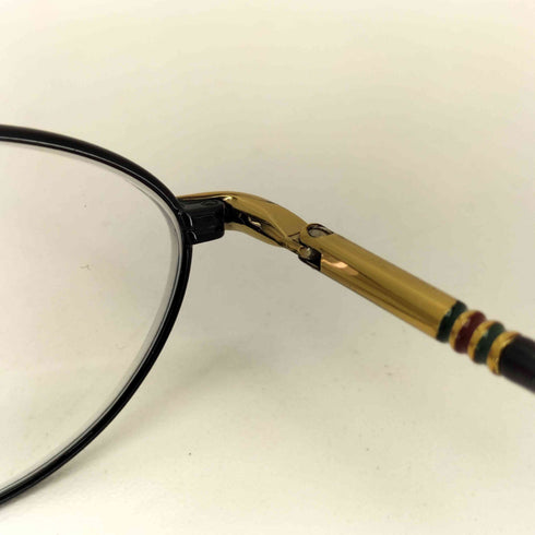 グッチ GUCCI オーバル チタン メガネ 眼鏡 メンズ 52□116-135