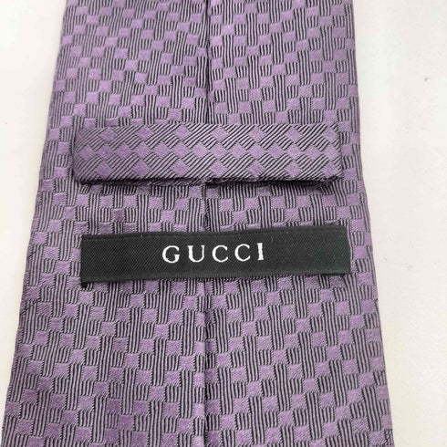 グッチ GUCCI 総柄 ディアマンテ シルク ネクタイ メンズ