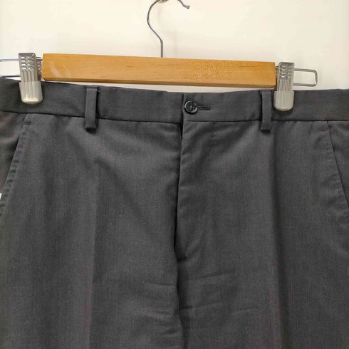 ラルフローレンブラックレーベル RALPH LAUREN BLACK LABEL MADE IN ITALY イタリア製 サマーウール センタープレス スラックス パンツ 裾ダブル メンズ 28
