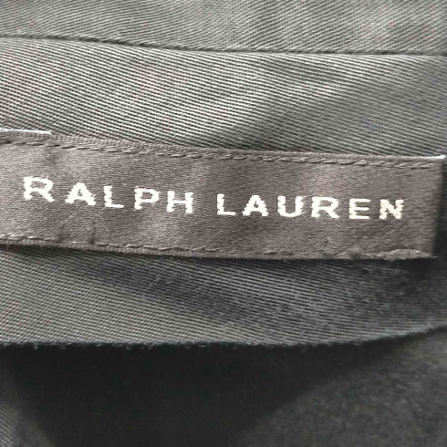 ラルフローレンブラックレーベル RALPH LAUREN BLACK LABEL MADE IN ITALY イタリア製 サマーウール センタープレス スラックス パンツ 裾ダブル メンズ 28