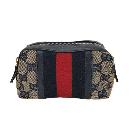 グッチ GUCCI GGキャンバス シェリーライン ポーチ レディース