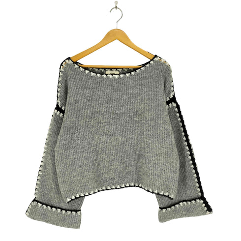 ビームスハート BEAMS HEART ハンドステッチ プルオーバー レディース ONE SIZE