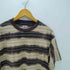 ステューシー Stussy 00S AUTHENTIC Sピスタグ タイダイ ボーダー Tシャツ メンズ import:XL