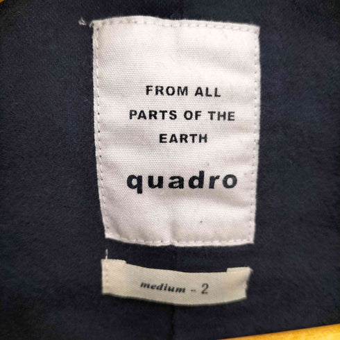 クオドロ quadro 比翼スランドカラージャケット メンズ JPN:2