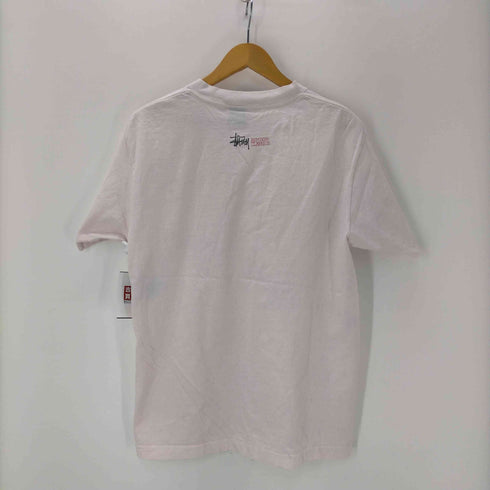 ステューシー Stussy 90S 紺タグ USA製 Remixed classics Fierce Stuff For Young Moderns プリント Tシャツ メンズ import:L