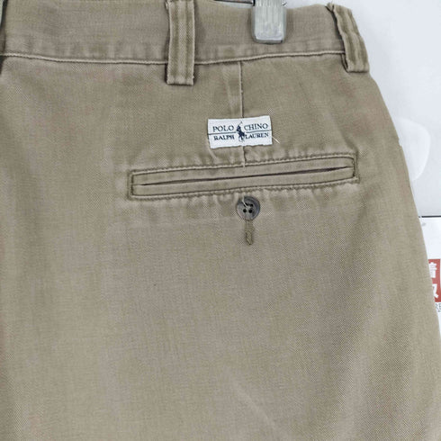 ポロバイラルフローレン Polo by RALPH LAUREN 90S コットン PHILIP SHORT ハーフチノパンツ メンズ US:34-35