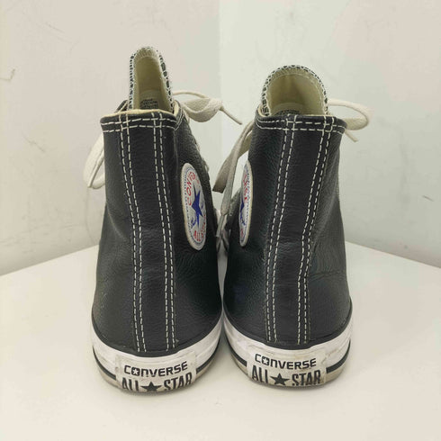 コンバースオールスター CONVERSE ALLSTAR Chuck Taylor Black Leather HI CUT レザー ハイカットスニーカー レディース JPN:24