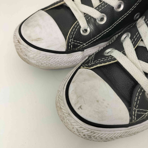 コンバースオールスター CONVERSE ALLSTAR Chuck Taylor Black Leather HI CUT レザー ハイカットスニーカー レディース JPN:24