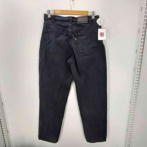 リーバイス Levis 90S USA製 silverTab loose ボタン裏 513 刻印 後染め ブラック デニム パンツ 1998年製 メンズ W:32 L:32
