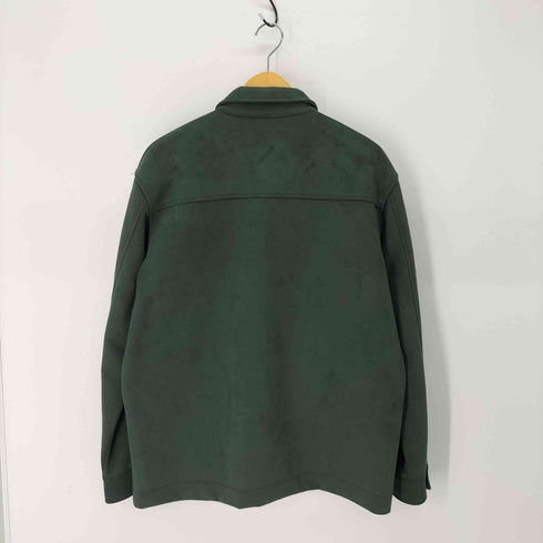 ザラ ZARA スエード調 シャツジャケット メンズ import:L