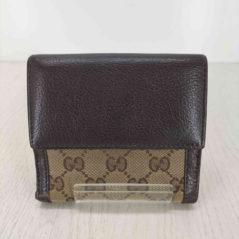 グッチ GUCCI GGキャンバス GGホック 2つ折り財布 レディース