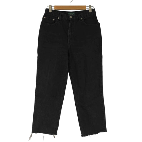 ローレンラルフローレン LAUREN RALPH LAUREN カットオフデザイン デニムパンツ レディース