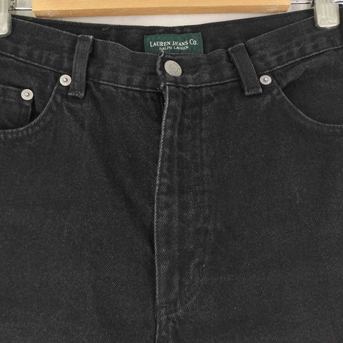 ローレンラルフローレン LAUREN RALPH LAUREN カットオフデザイン デニムパンツ レディース