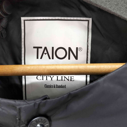 タイオン TAION CITY LINE ダイヤキルト インナー ダウン カーディガン メンズ JPN:M