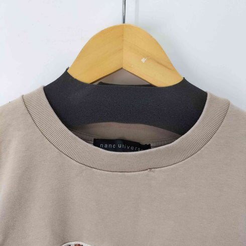 ナノユニバース NANO universe フレームアートワイドTシャツ 半袖 メンズ JPN:XL