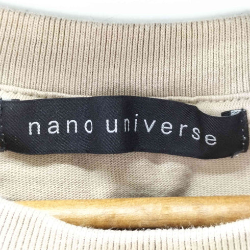 ナノユニバース NANO universe フレームアートワイドTシャツ 半袖 メンズ JPN:XL