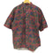バナナリパブリック BANANA REPUBLIC 90s SAFARI & TRAVELタグ 香港製 コットン フラワープリント 半袖 3点止め ボタンダウンシャツ メンズ import:L