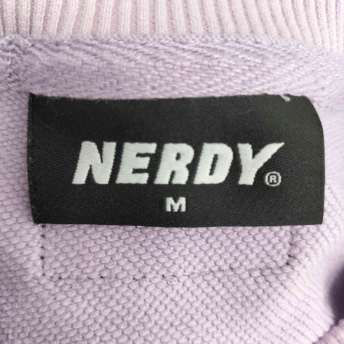 ノルディー nerdy ロゴプリント サイドライン テープ スウェット プルオーバー レディース JPN:M