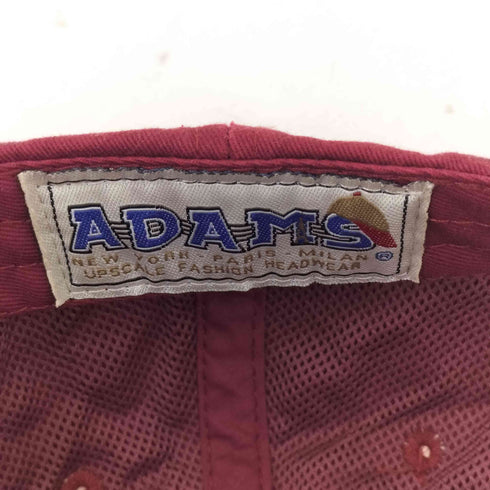 ADAMS バンド 刺繍6Pキャップ メンズ FREE